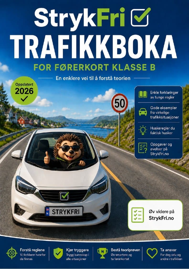 Omslaget til StrykFri Trafikkboka